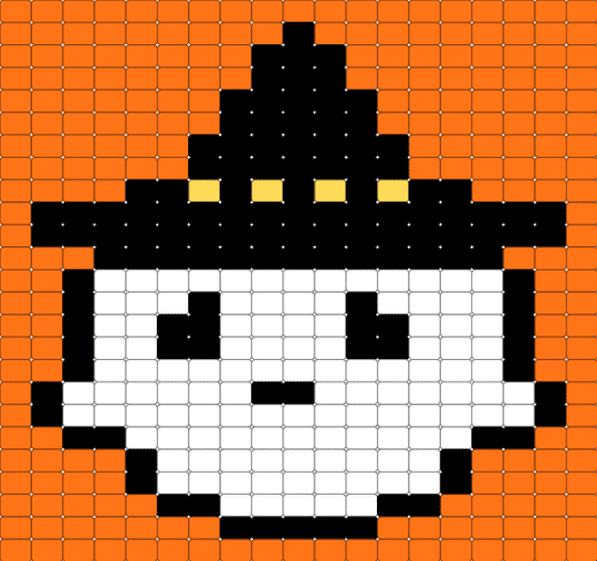 Ghost witch - orange