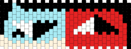 ENA cuff (dream BBQ) - light blue,red,ena,animation,tv