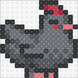 stardew valley void chicken - chicken,stardew valley,bird,animal,farm,video game,gray