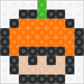 mini pumpkin power up mushroom (remix) - mushroom,pumpkin,mashup,nintendo,orange