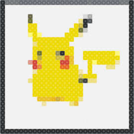Pikachu? blurry - pikachu,pokemon,character,panel,gaming,yellow