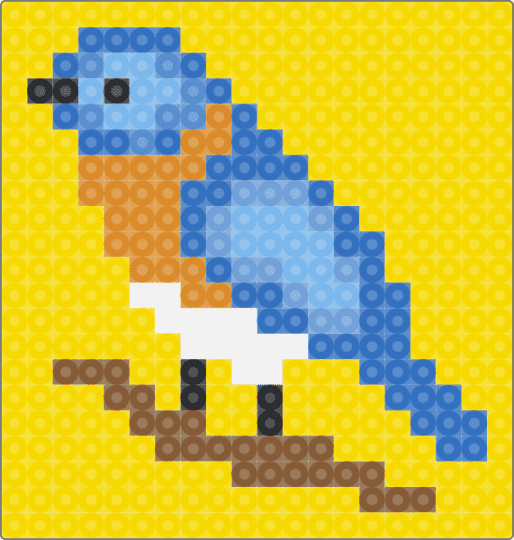Bluebird - yellow