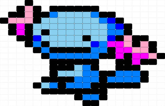 Wooper - blue, light blue, pokemon, wooper