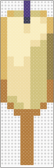 Minecraft Candle (for actual cakes!) - beige, cotdcandles, minecraft, tan