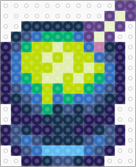 Seafoam Pudding (Stardew Valley) - blue, cotdseafood, green, purple, stardew valley