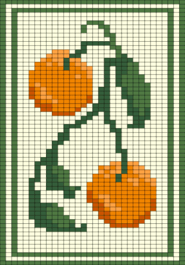 orange banner - cotdfarmersmarket, green, orange, white