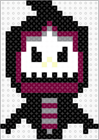grim reaper - black, pink