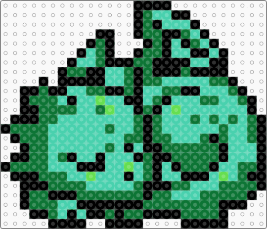 sleeping Dragon - green, teal