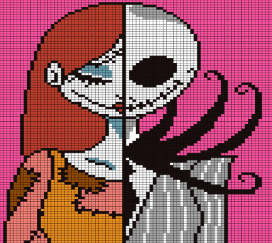 Jack + Sally - pink, red