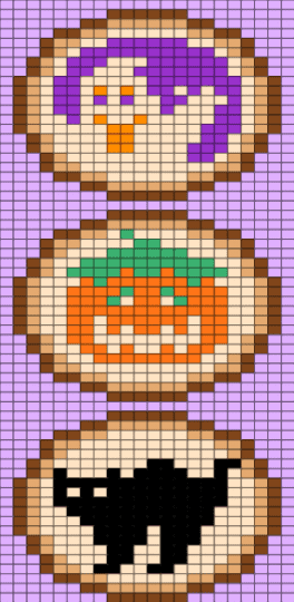 Cookies - beige, orange, pink