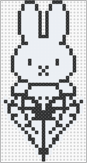 isoknock x miffy 3 - black, white