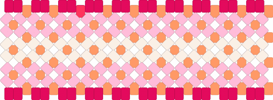 Pink rotating cuff base - catgirl, deltarune, flowers, mad mew mew, orange, pink, undertale