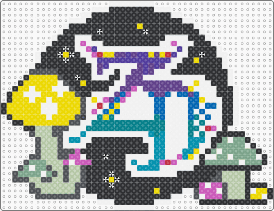 ZedsDead Remix Mushroom - white,yellow,gray,beige,colorful