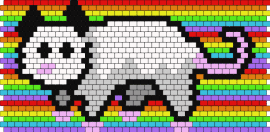Gay Rainbow Happy Possum - possum,rainbow,animals,gay,pride