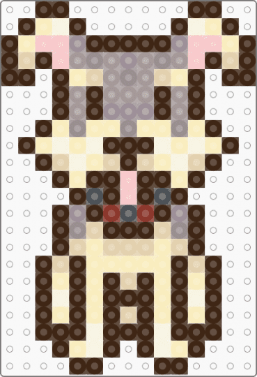 Stardew style Schnauzer - beige, brown