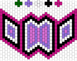 Mask 1 - geometric,mask,pink,purple