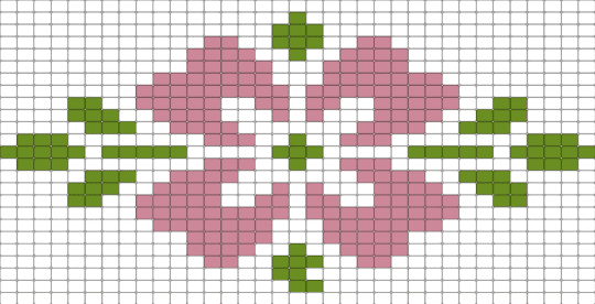 flower tapestry - green, pink, white