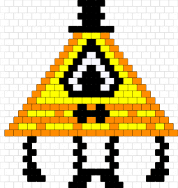 bill cipher - bill cipher,gravity falls,character,triangle,pyramid,top hat,cyclops,cartoon,tv show,yellow,orange,black