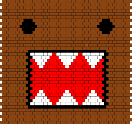 Domo bag - domo,teeth,kawaii,character,bag,panel,cute,brown,red