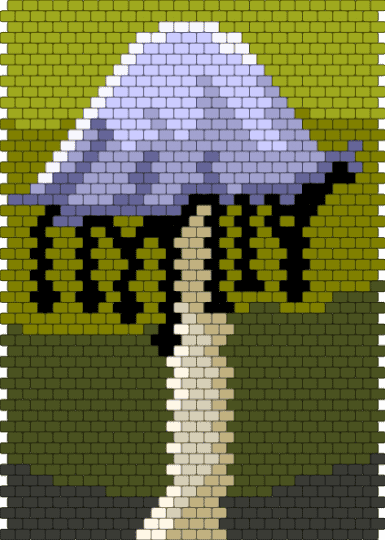 Inkcap mushroom - cotdmushrooms, gold, green, ink, mushroom, nature, pink, tan