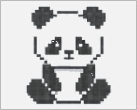 Panda - panda,bear,animal,cute,teddy,black,white