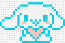 CINNAMAROLL - cinnamoroll,sanrio,kawaii,cute,character,heart,white,light blue,pink