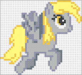 DURPY HOOVES - derpy hooves,muffins,ditzy doo,mlp,my little pony,character,winged,blonde,yellow,gray