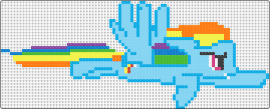 RAINBOW DASH - rainbow dash,mlp,my little pony,character,winged,colorful,orange,light blue