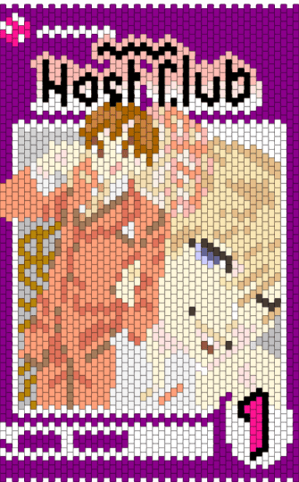 ohshc manga - beige, orange, pink