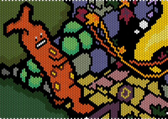 SUDOWOODO PANEL - black, colorful, gray, purple, red, yellow