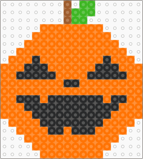 Jack-o-lantern for Halloween - orange