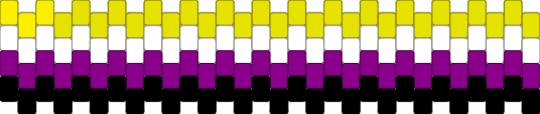 Non-Binary cuff - nonbinary, pink, pride, yellow
