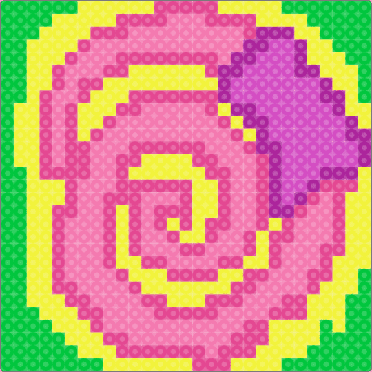 Worm spiral! - pink