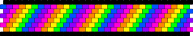 rainbow cuff  with black edge - diagonal,stripes,rainbow,colorful,cuff,trippy
