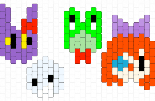 TADC charms 2 XD - characters, charms, colorful, green, orange, purple