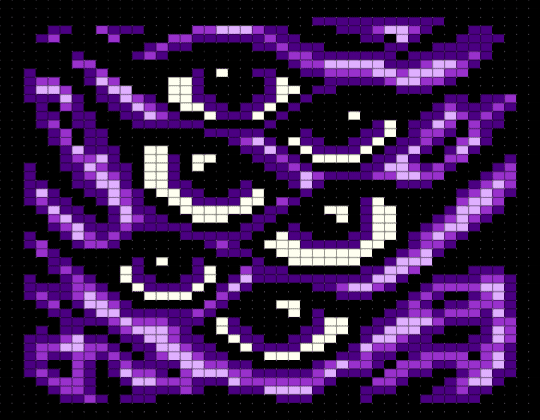 Purple Eyes Kandi Tapestry - banner, eyes, goth, halloween, panel, purple, spooky, tapestry