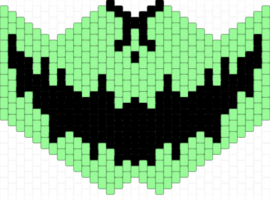 Oogie Boogie Mask - black, teal