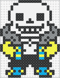outer sans - sans,undertale,character,video game,skeleton,white,yellow
