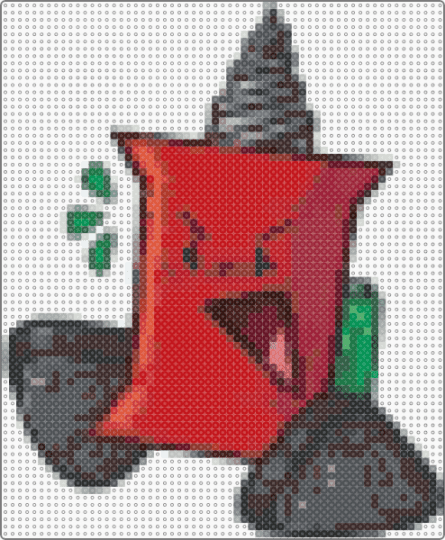 super epik mech Pin 2.0 - battle for dream island, battle for dream island again, battlefordreamisland, battlefordreamislandagain, bfdi, bfdia, brown, gray, pin, pinhead, red