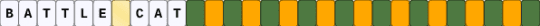 Battle Cat Single - cotdoldschoolcartoons, green, orange
