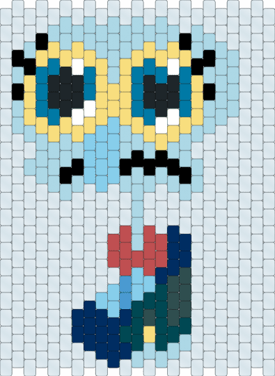 squidward :3 - baby, blue, character, clarinet, cute, light blue, spongebob, squidward, white, yellow
