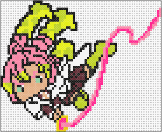 Mitsuri - demon - green, pink, yellow