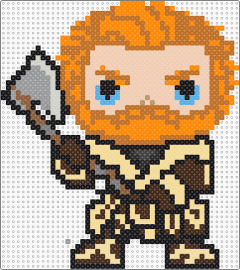 Tormund - beige, orange, tan