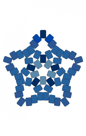 Blueberry Star (large) - blue, blueberry, cotdsuperfoods