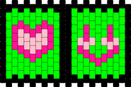 Gun handle - heart,smiley,panel,neon,green,pink