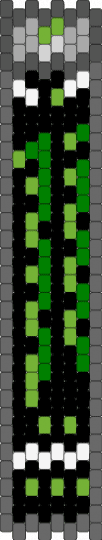 Monster (small strap) - gray,green