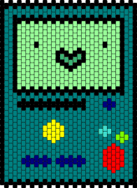 Bmo (Front) - bmo,adventure time,video game,console,face,gameboy,tv show,teal,green