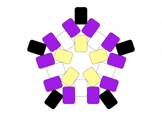 nonbinary star again but inversed colors - lgbtq, lgbtqia, nonbinary, nonbinary flag, nonbinary pride, pride, pride flag, purple, star, yellow