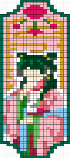 Maomao - orange, pink, teal
