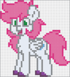 Kandi OC - pony,mlp,my little pony,character,horse,white,pink